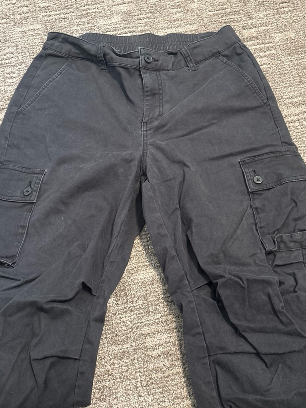 Women’s Black Cargo Pants - Casual Utility Style